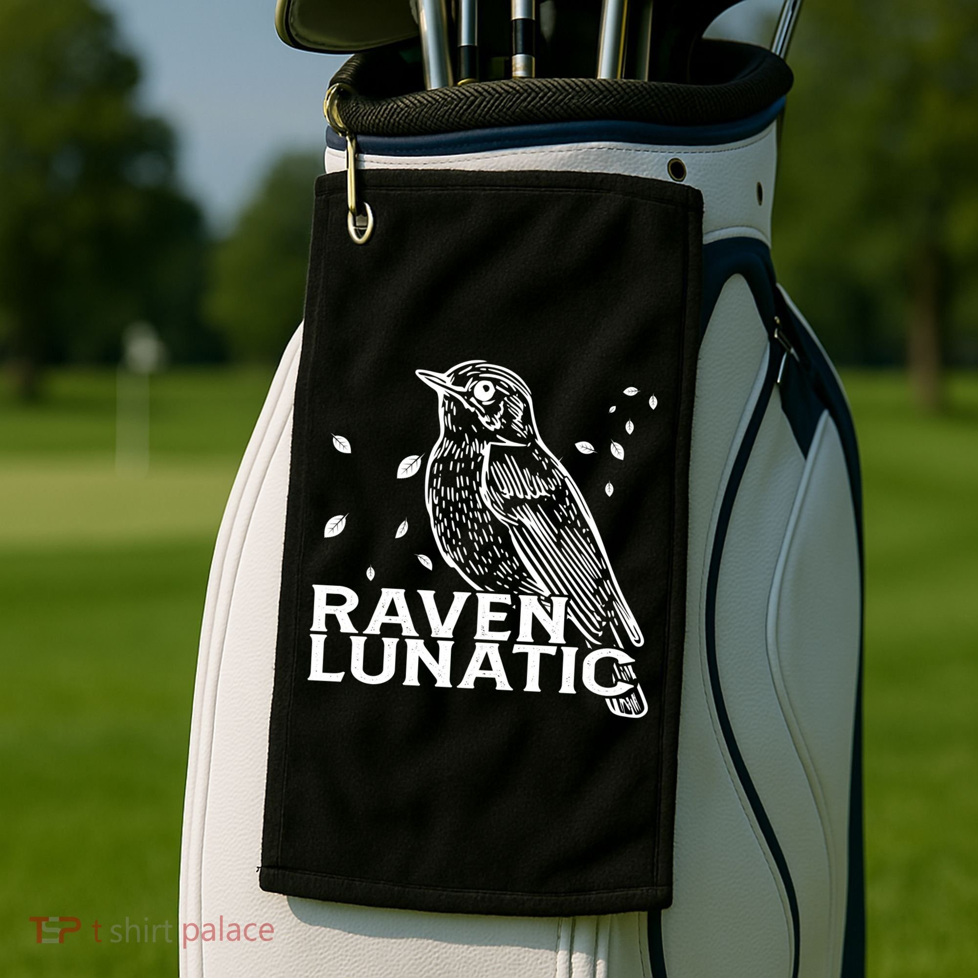 Raven Lunatic Golf Towel