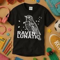 Raven Lunatic Kids T-Shirt thumb 3
