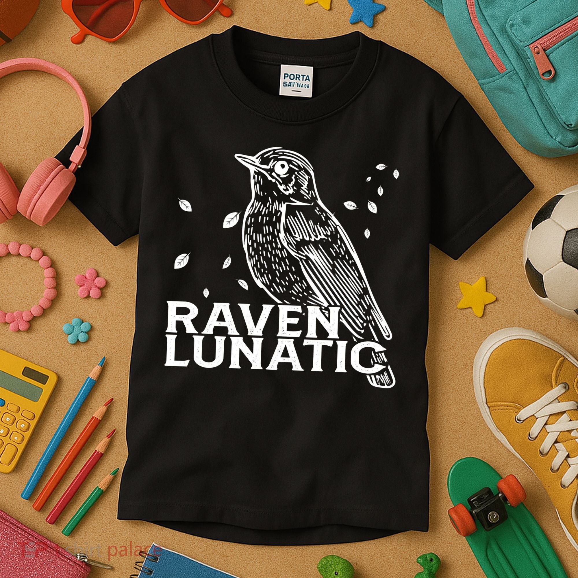 Raven Lunatic Kids T-Shirt