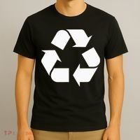 Recycling Logo Recycle Symbol Earth Day Men Women T-Shirt thumb 3