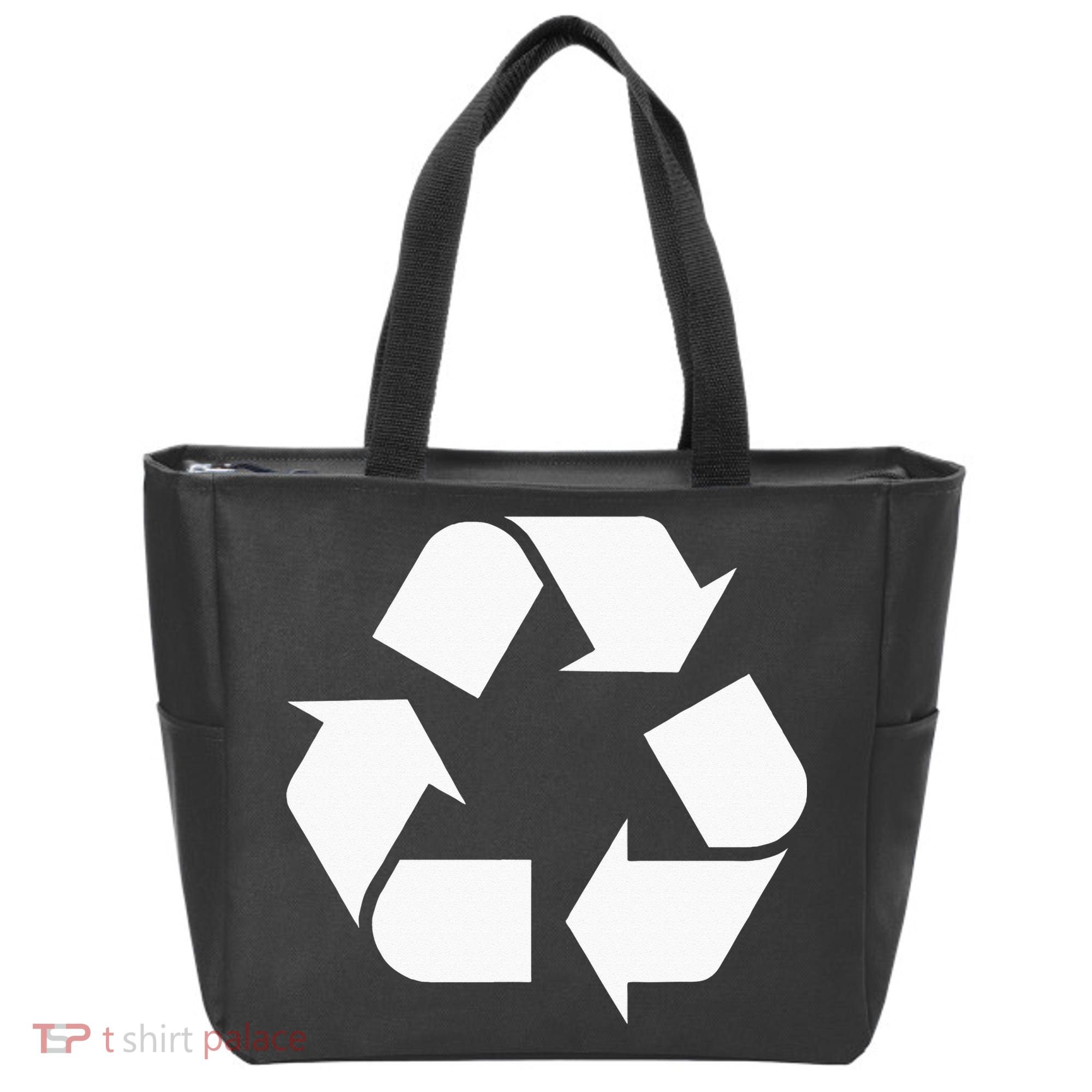 Recycling Logo Recycle Symbol Earth Day Men Women Tote Bag