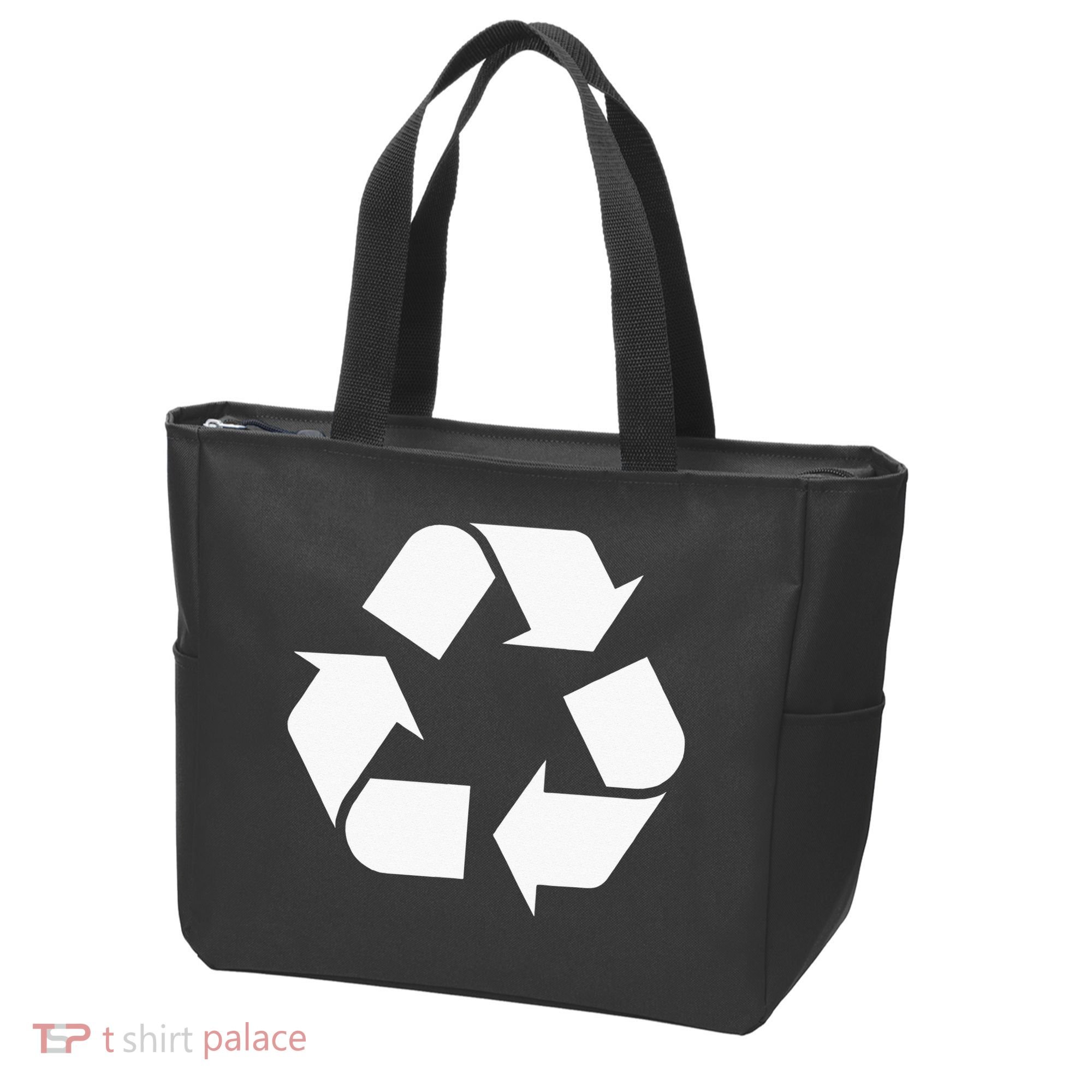 Recycling Logo Recycle Symbol Earth Day Men Women Tote Bag