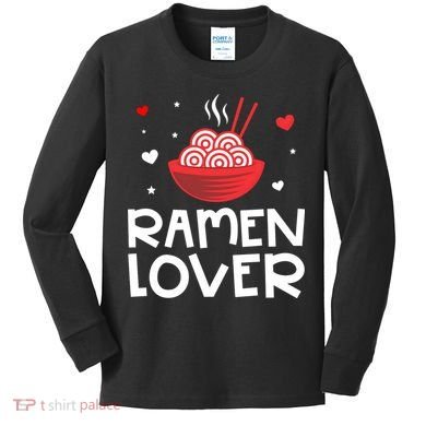 Ramen Lover Kids Long Sleeve Shirt