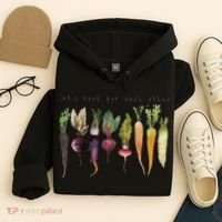 Retro Let's Root For Each Other Cute Veggie Funny Vegan Hoodie thumb 4