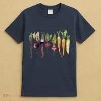 Retro Let's Root For Each Other Cute Veggie Funny Vegan T-Shirt thumb 4
