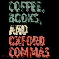 Reading Lover Reader Gift Coffee Books And Oxford Commas Cool Gift Bucket Hat thumb 4