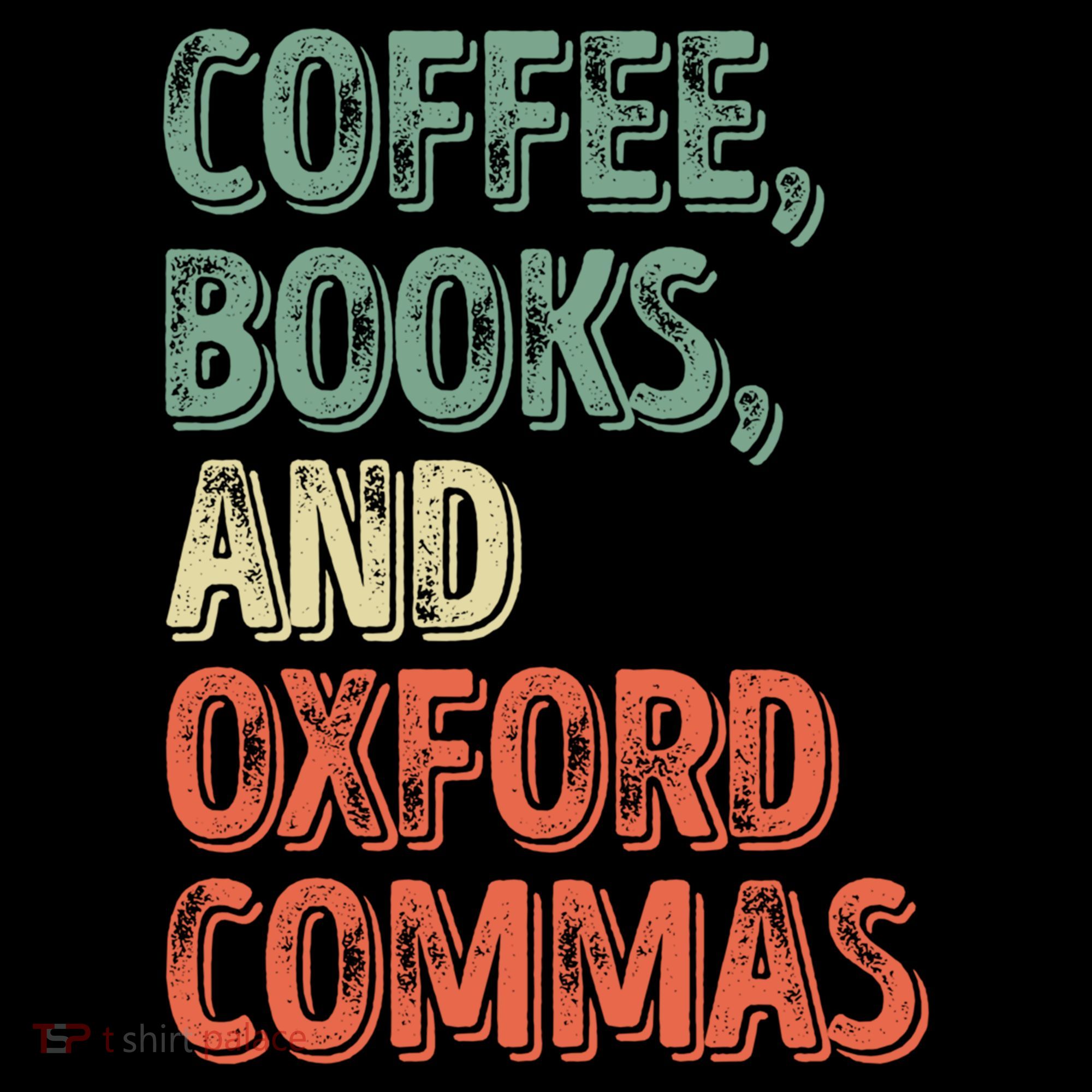 Reading Lover Reader Gift Coffee Books And Oxford Commas Cool Gift Ornament