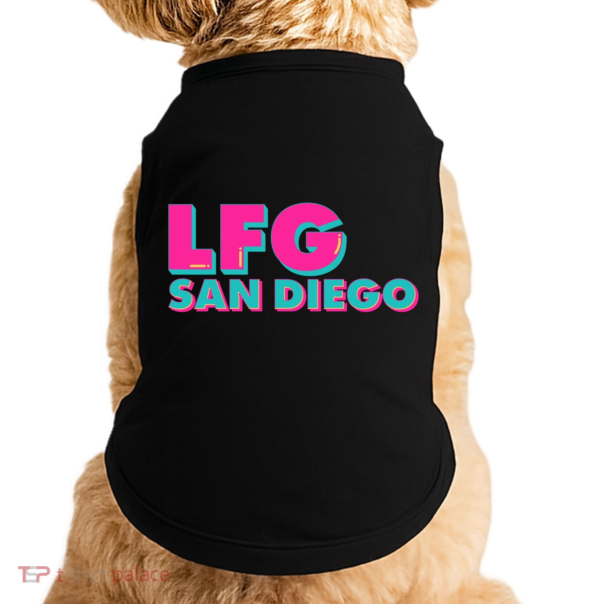 Retro LFG San Diego Logo Doggie Tank