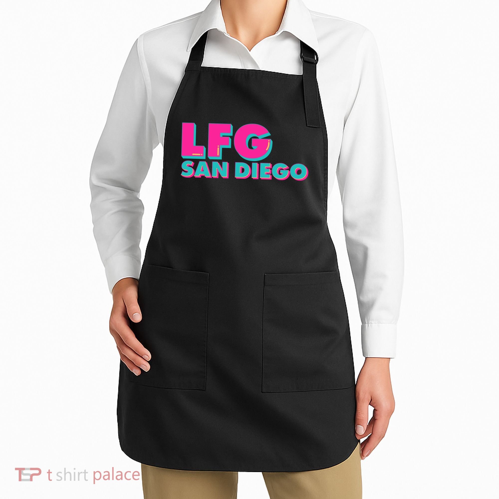 Retro LFG San Diego Logo Apron