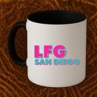 Retro LFG San Diego Logo Coffee Mug thumb 2