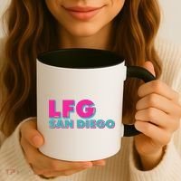 Retro LFG San Diego Logo Coffee Mug thumb 3