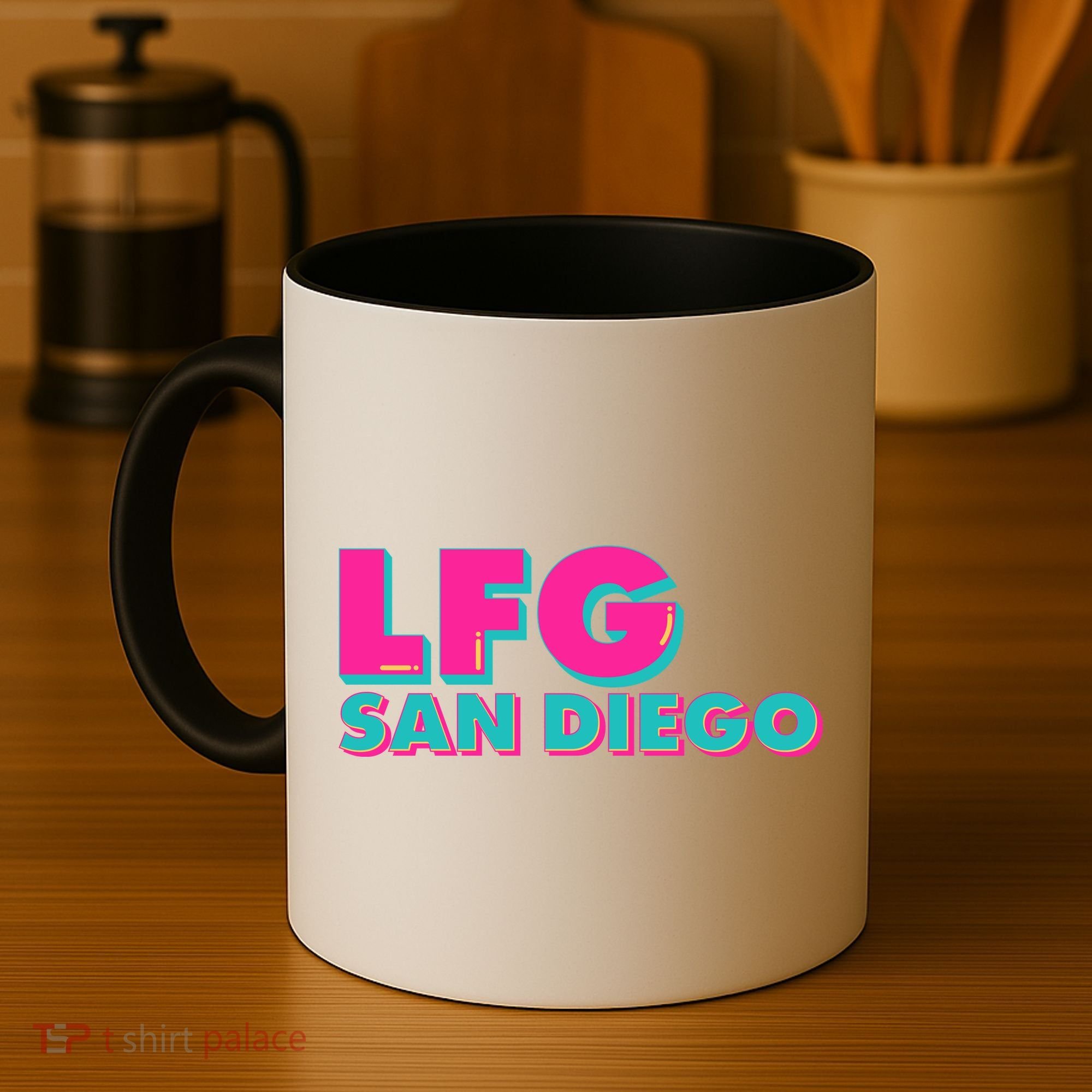 Retro LFG San Diego Logo Coffee Mug