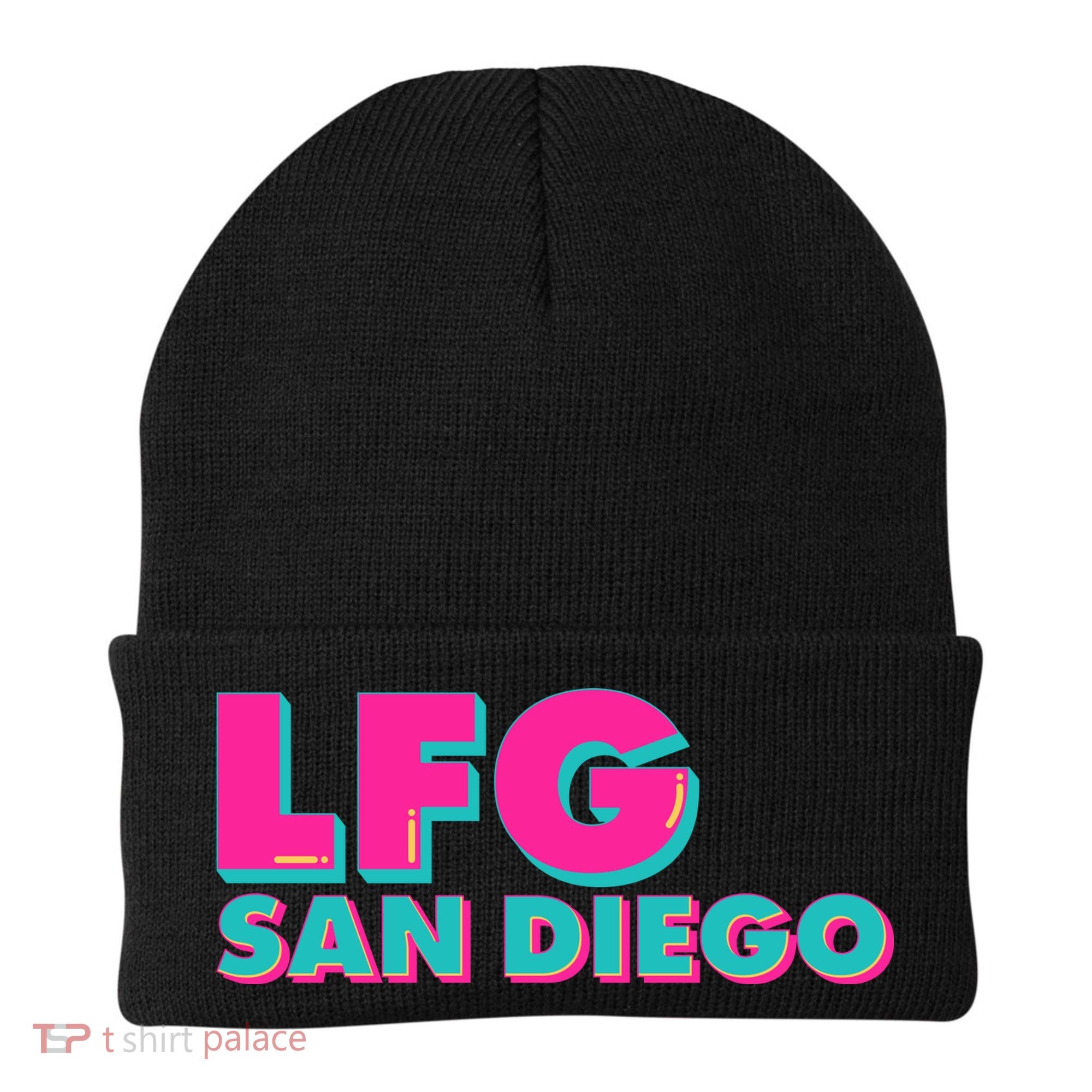 Retro LFG San Diego Logo Beanie