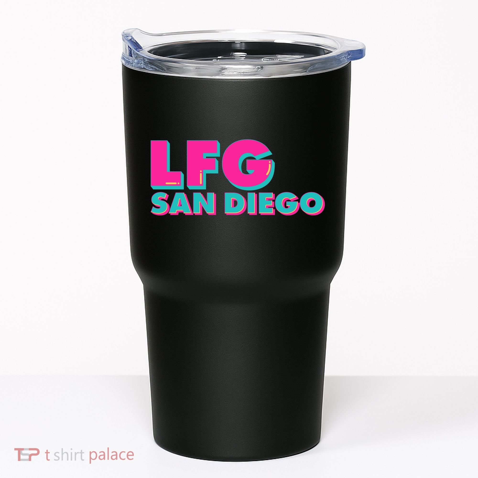 Retro LFG San Diego Logo Tumbler