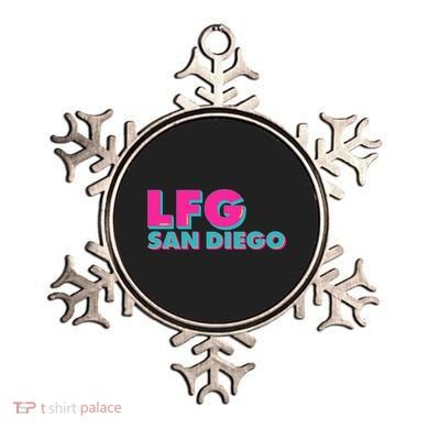 Retro LFG San Diego Logo Ornament