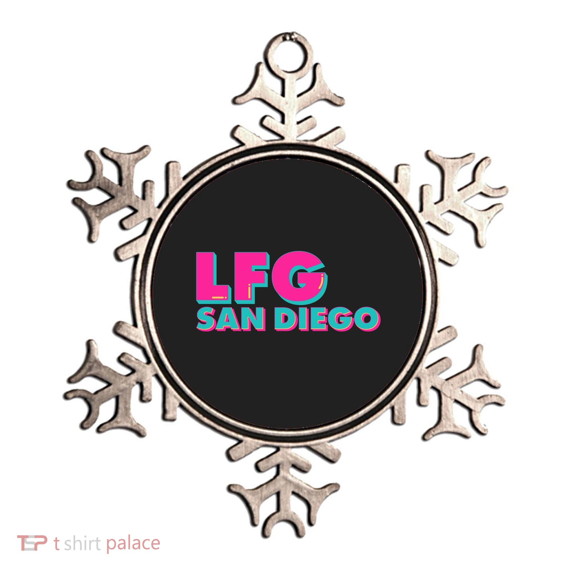 Retro LFG San Diego Logo Ornament