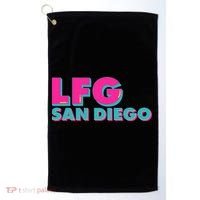 Retro LFG San Diego Logo Golf Towel thumb 0
