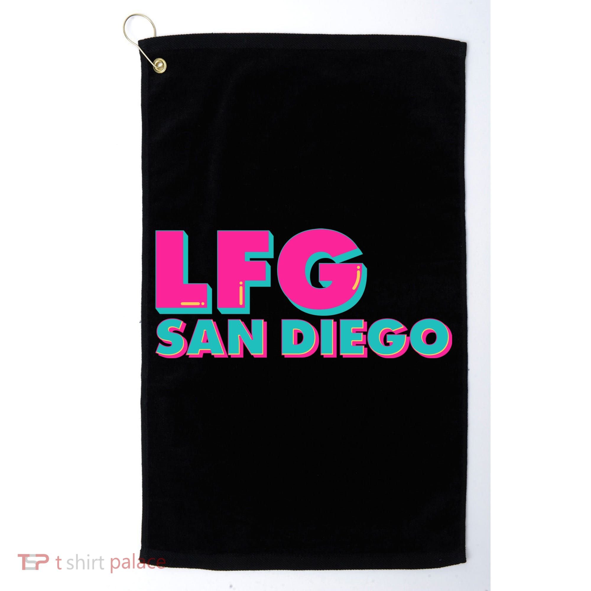 Retro LFG San Diego Logo Golf Towel