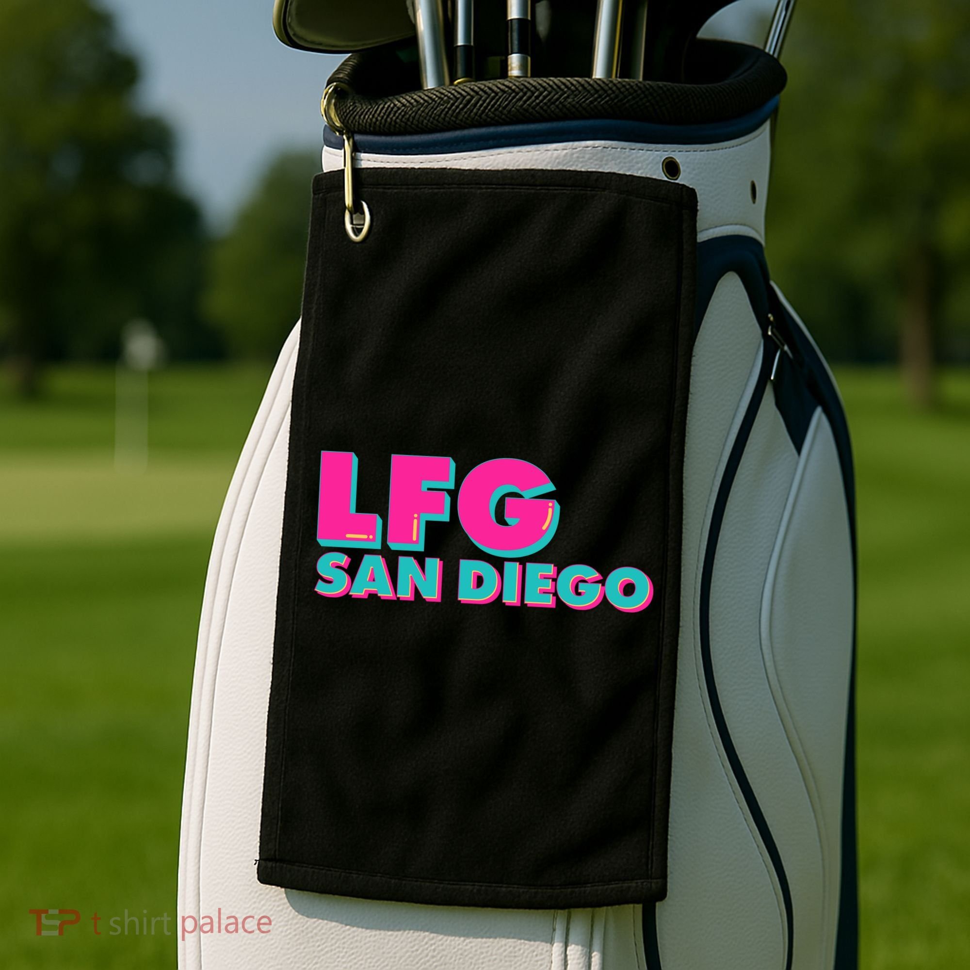 Retro LFG San Diego Logo Golf Towel