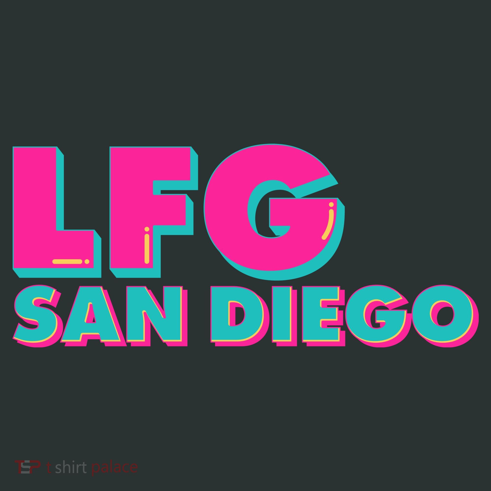 Retro LFG San Diego Logo Button