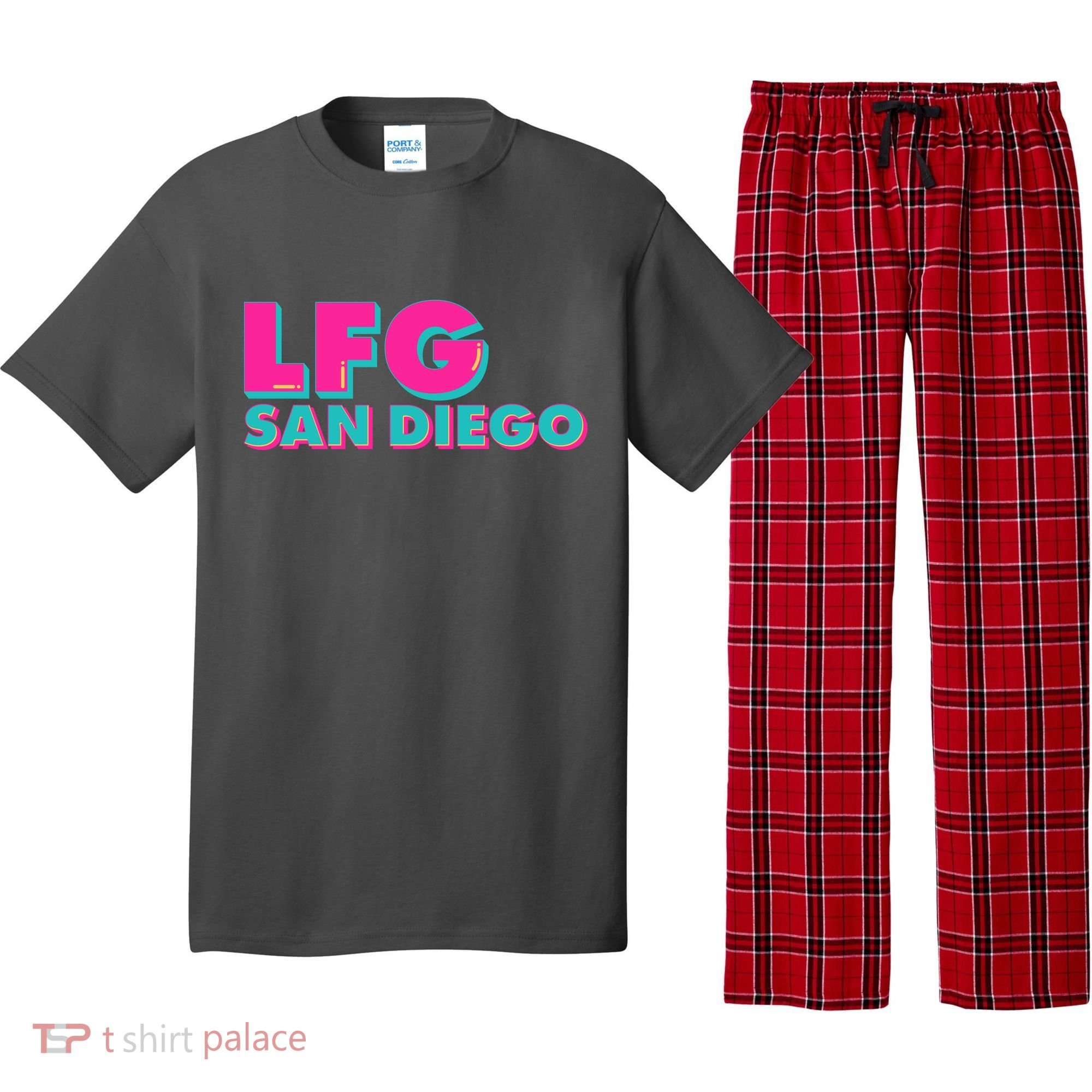 Retro LFG San Diego Logo Pajama Set