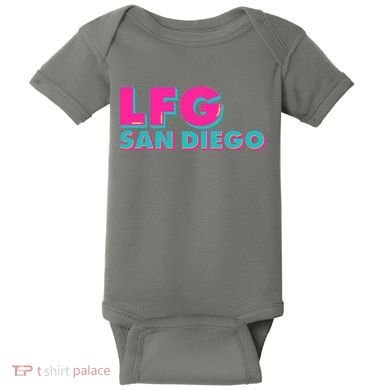 Retro LFG San Diego Logo Baby Bodysuit
