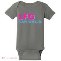 Retro LFG San Diego Logo Baby Bodysuit thumb 0
