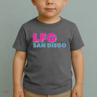 Retro LFG San Diego Logo Toddler T-Shirt thumb 2