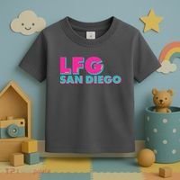 Retro LFG San Diego Logo Toddler T-Shirt thumb 3