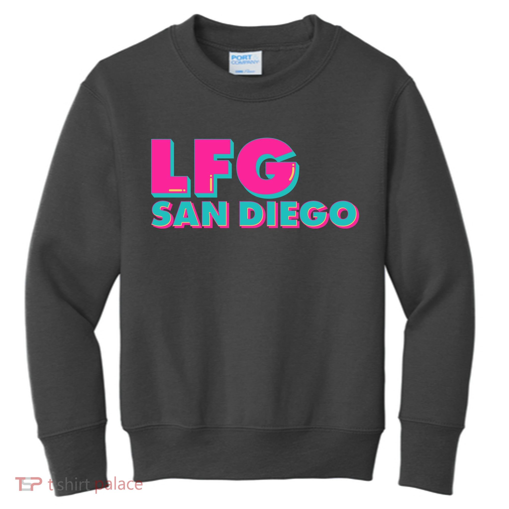 Retro LFG San Diego Logo Kids Sweatshirt