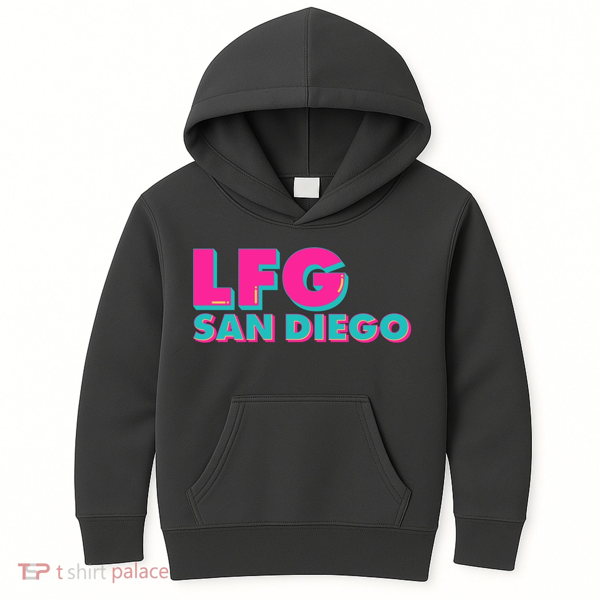 Retro LFG San Diego Logo Kids Hoodie
