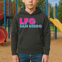 Retro LFG San Diego Logo Kids Hoodie thumb 2