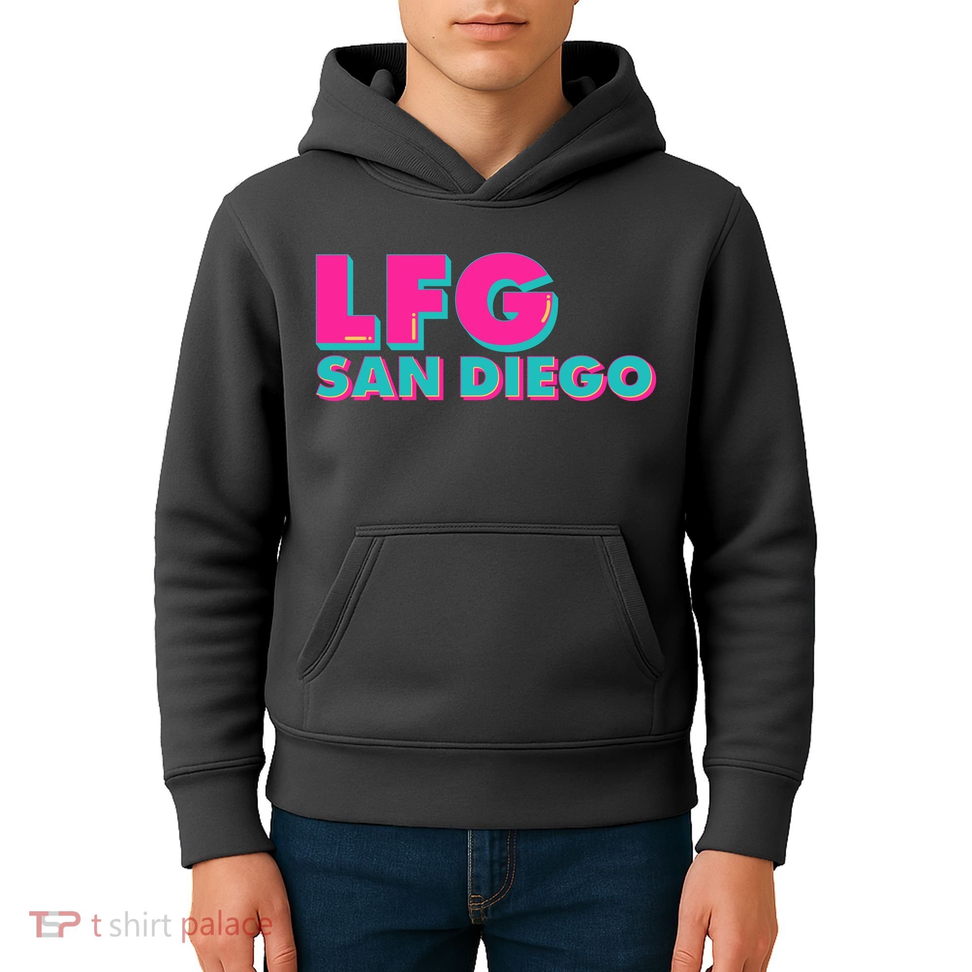 Retro LFG San Diego Logo Kids Hoodie
