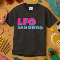 Retro LFG San Diego Logo Kids T-Shirt thumb 3