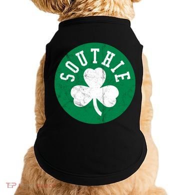 Retro Look Southie Irish St Patricks Day Distressed Gift Doggie Tank