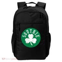 Retro Look Southie Irish St Patricks Day Distressed Gift Backpack thumb 0