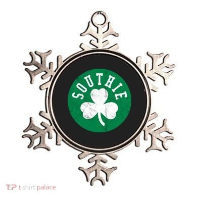 Retro Look Southie Irish St Patricks Day Distressed Gift Ornament
