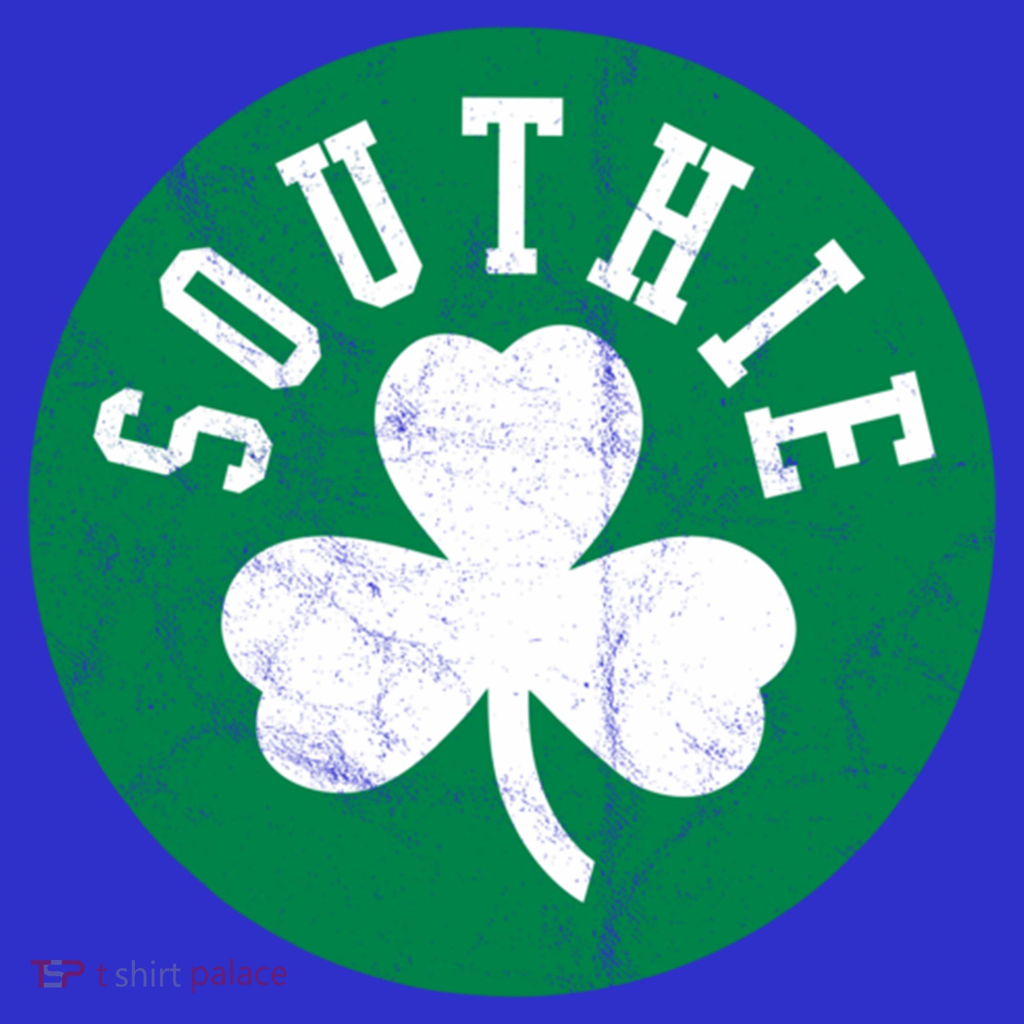 Retro Look Southie Irish St Patricks Day Distressed Gift Apron