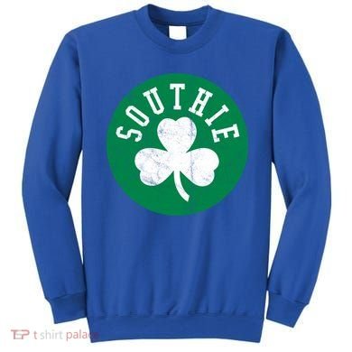 Retro Look Southie Irish St Patricks Day Distressed Gift Sweatshirt