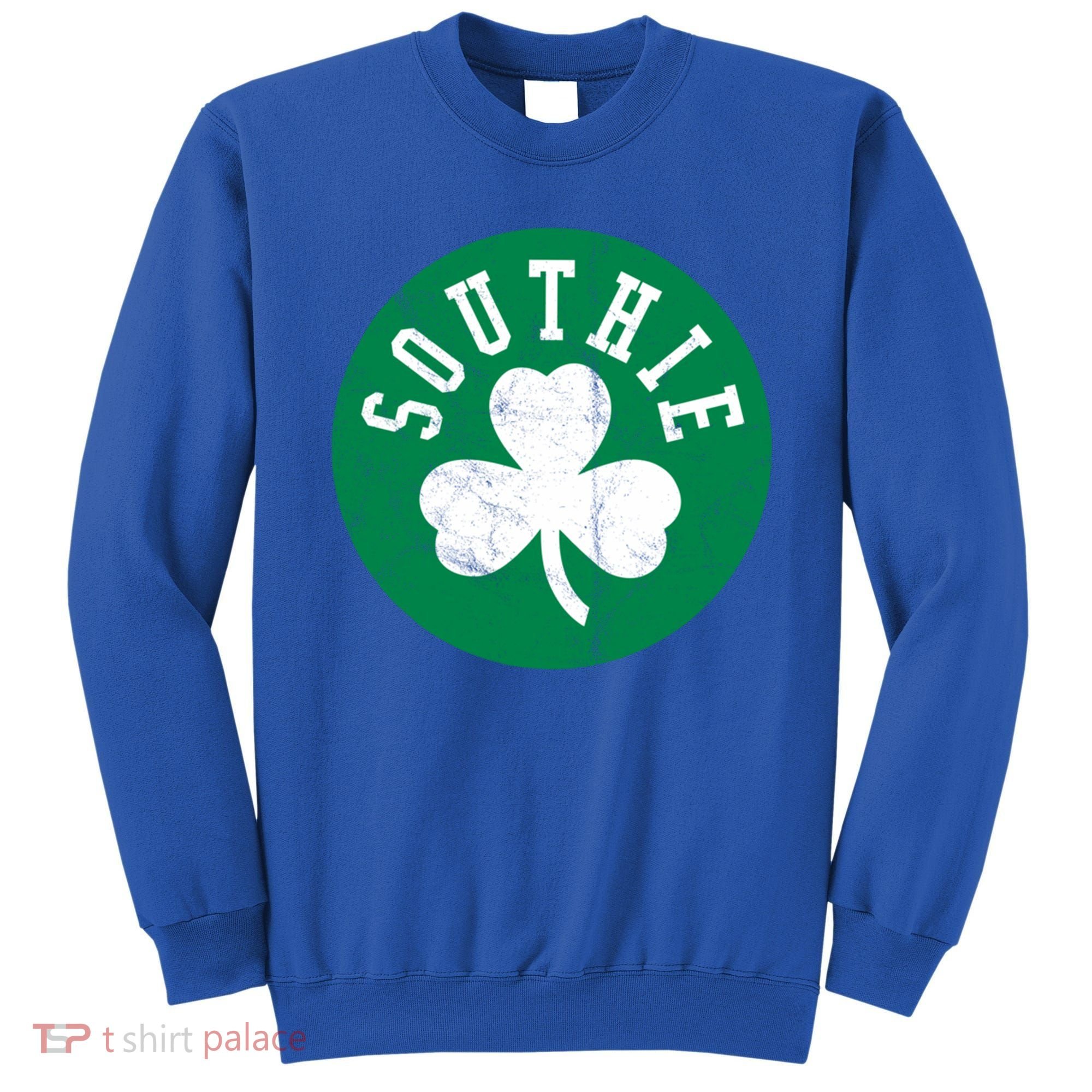Retro Look Southie Irish St Patricks Day Distressed Gift Sweatshirt