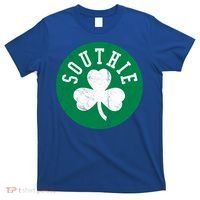 Retro Look Southie Irish St Patricks Day Distressed Gift T-Shirt thumb 0