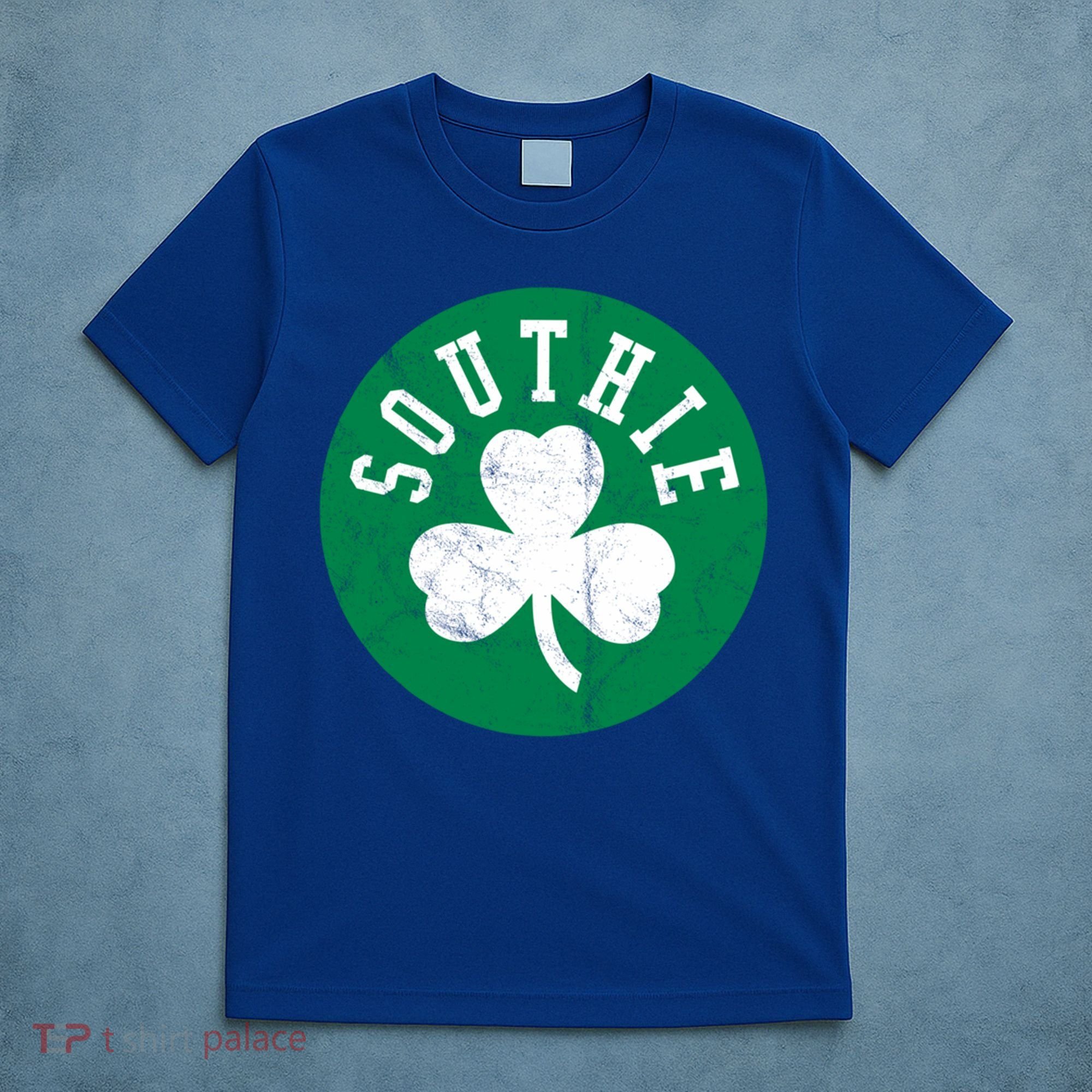 Retro Look Southie Irish St Patricks Day Distressed Gift T-Shirt