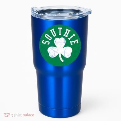 Retro Look Southie Irish St Patricks Day Distressed Gift Tumbler
