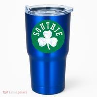 Retro Look Southie Irish St Patricks Day Distressed Gift Tumbler thumb 0