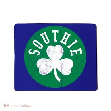 Retro Look Southie Irish St Patricks Day Distressed Gift Mousepad
