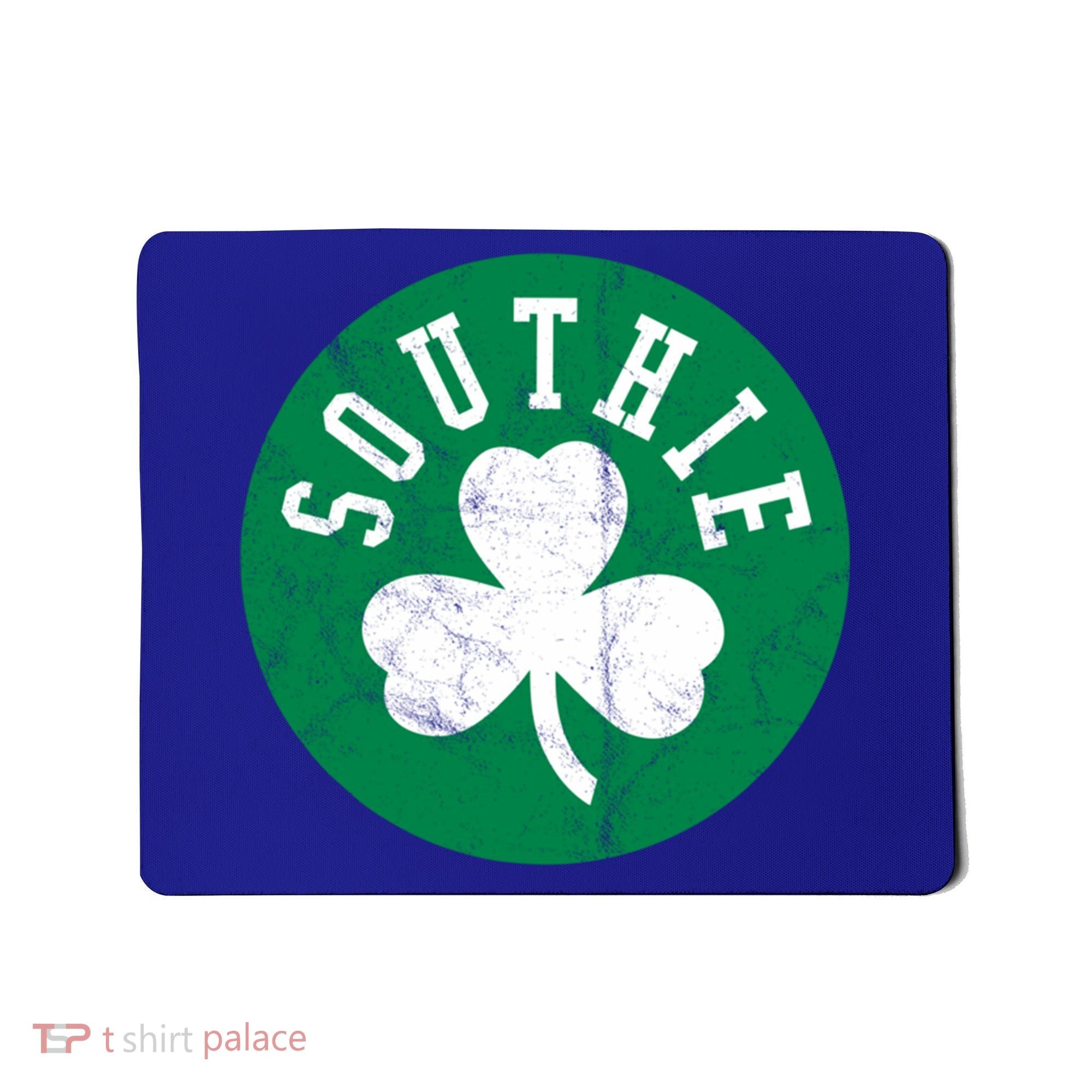 Retro Look Southie Irish St Patricks Day Distressed Gift Mousepad