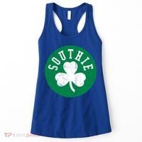 Retro Look Southie Irish St Patricks Day Distressed Gift Women's Tank Top thumb 0