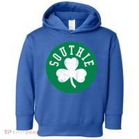 Retro Look Southie Irish St Patricks Day Distressed Gift Toddler Hoodie thumb 0