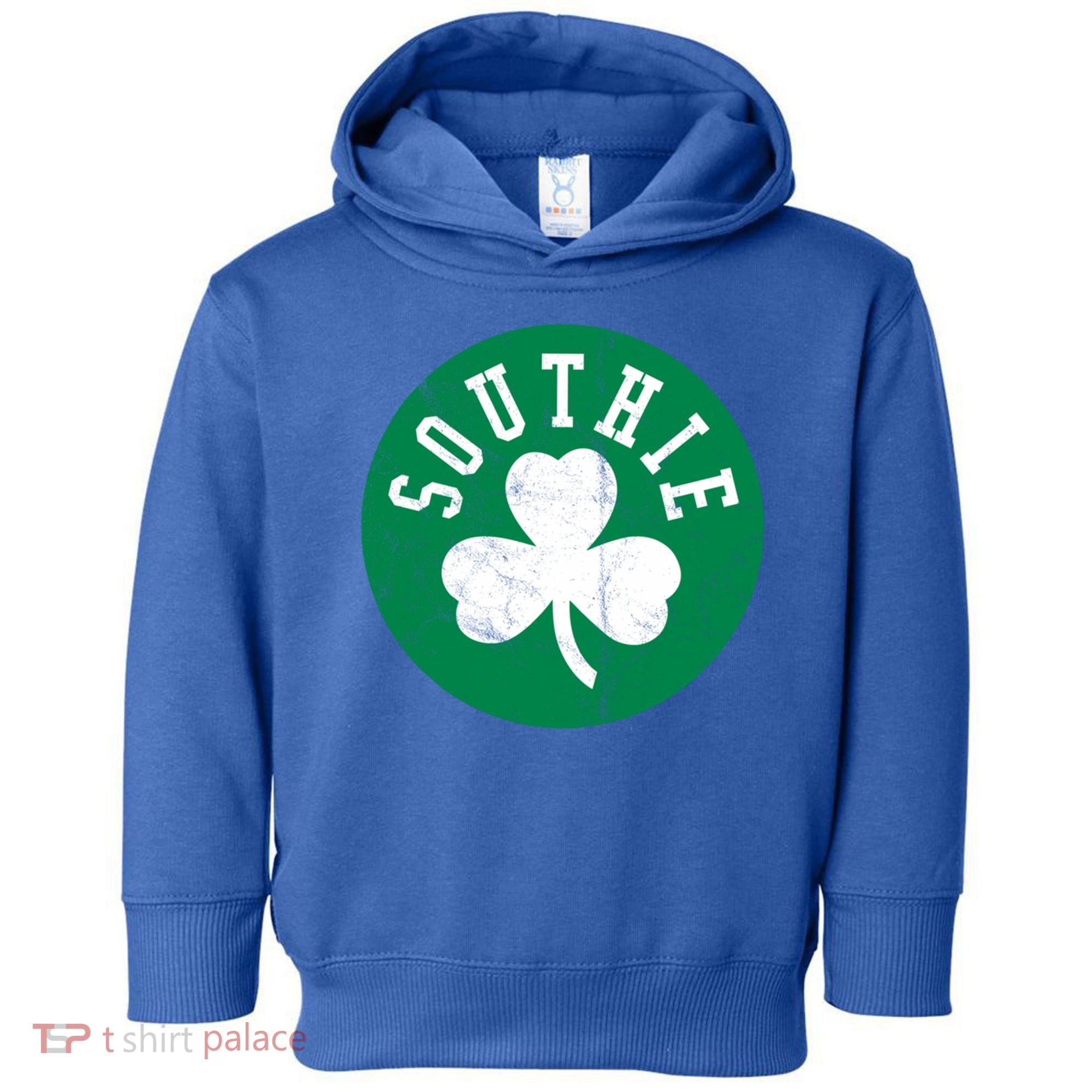 Retro Look Southie Irish St Patricks Day Distressed Gift Toddler Hoodie