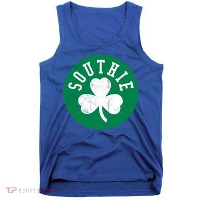 Retro Look Southie Irish St Patricks Day Distressed Gift Tank Top